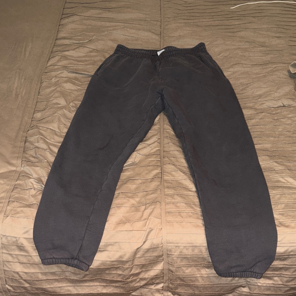 Outdoor Voices Gray Fleece-Lined Pants